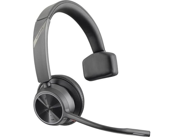 POLY Voyager 4310 UC, Trådløs, Kontor/kundesenter, 122 g, Hodesett, Sort