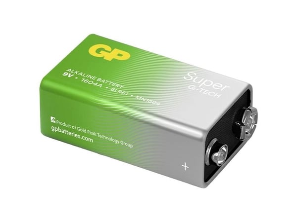 GP Batteries GPPVA9VAS779 9 V blokkbatteri 9 V, 1 stk (0311604AETA)