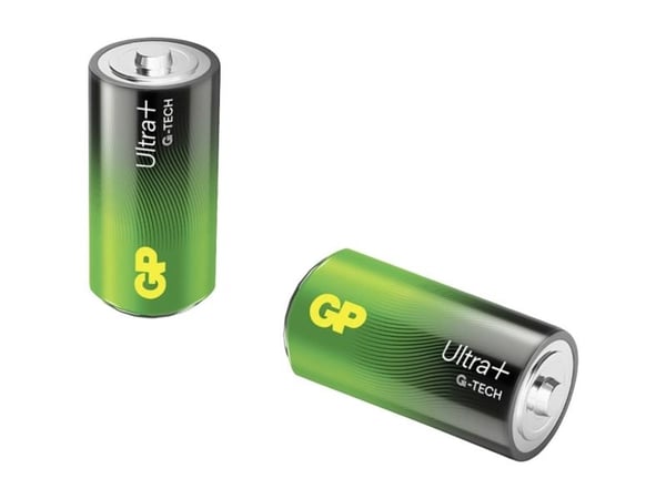GP Ultra Plus C-alkaliparisto 14AUP/LR14 2-pack 2 kpl