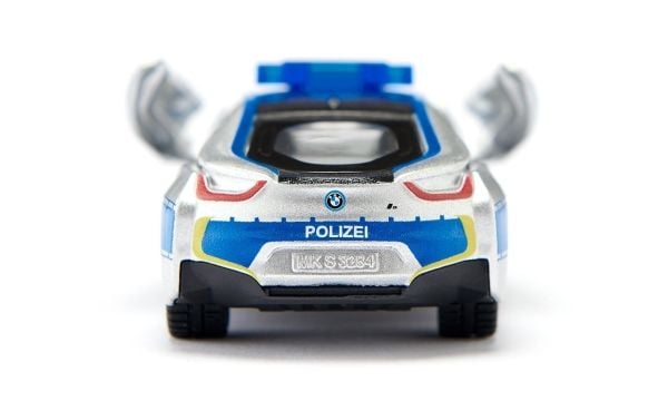 Siku BMW i8 Police, Poliisiauton pienoismalli, Esikoottu, 1:50, BMW i8, Ei sukupuolirajoitusta, Metalli, Muovi