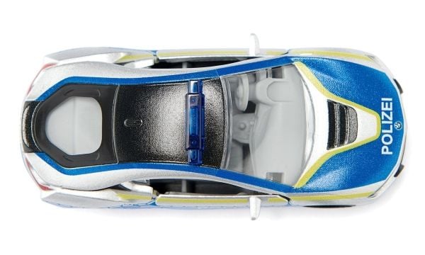 Siku BMW i8 Police, Poliisiauton pienoismalli, Esikoottu, 1:50, BMW i8, Ei sukupuolirajoitusta, Metalli, Muovi