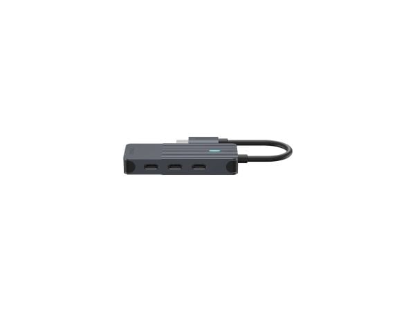 Rapoo UCH-4002, USB Type-C, USB Type-C, Hankjønn, Svart, 0,017 m, 5 Gbit/s