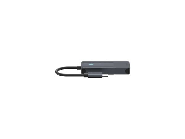 Rapoo UCH-4002, USB Type-C, USB Type-C, Hankjønn, Svart, 0,017 m, 5 Gbit/s