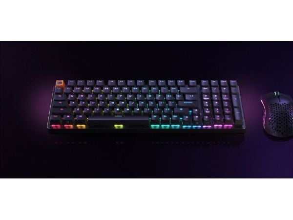 Herlig GMMK 2 tastatur i full størrelse - barebones, ISO-layout, svart