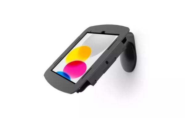 Compulocks iPad 10.2" Space Enclosure Core Counter Stand or Wall Mount - Innhegning - for nettbrett - fast 45 grader - metall - svart - veggmonterb...
