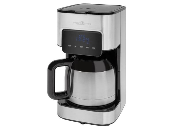 ProfiCook PC-KA 1191, Suodatinkahvinkeitin, 1,2 L, Kahvinappi, 900 W, Hopea, Musta