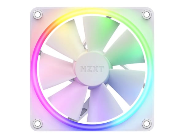 NZXT F Series F120 RGB DUO - Kabinettvifte - 120 mm - hvit