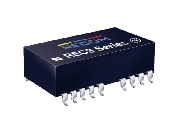 RECOM REC3-2415DRW/H4/A DC/DC-automuunnin -15 V, 15 V -0,1 A 3 W Lähtöjen määrä: 2 x Sisältö 1 kpl