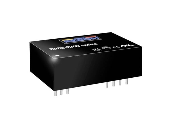 RECOM RP06-11012SRAW DC/DC automuunnin 110 V 12 V 0,5 A 6 W Lähtöjen määrä: 1 x Sisältö 1 kpl