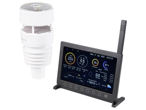Sygonix SY-5479628 WiFi sääasema 2 päivän ennuste Antureiden määrä max. 8 kpl