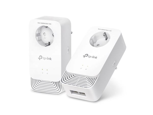 TP-Link PG2400P KIT, 1428 Mbit/s, Type E / F, Gigabit Ethernet, 10,100,1000 Mbit/s, G.hn, 300 m