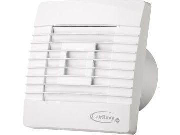 airRoxy Veggvifte 100mm 15W med gravitasjonslukker, bevegelsessensor pRestige 100ZG - 01-029