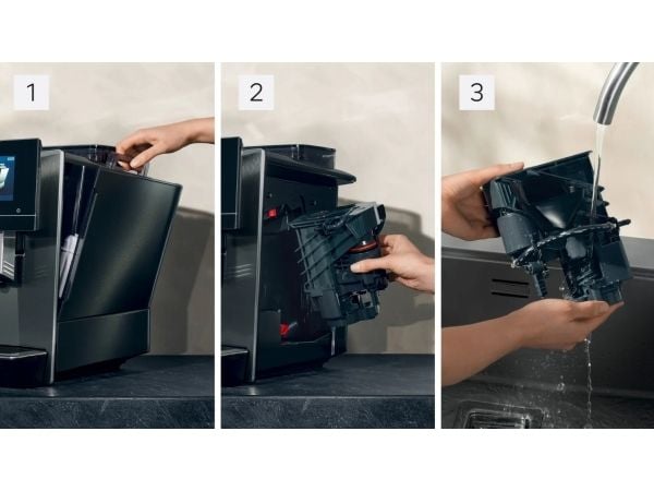 Siemens EQ900, Espressomaskin, 2,3 l, Kaffe bønner, Innebygd kaffekvern, 1500 W, Sort