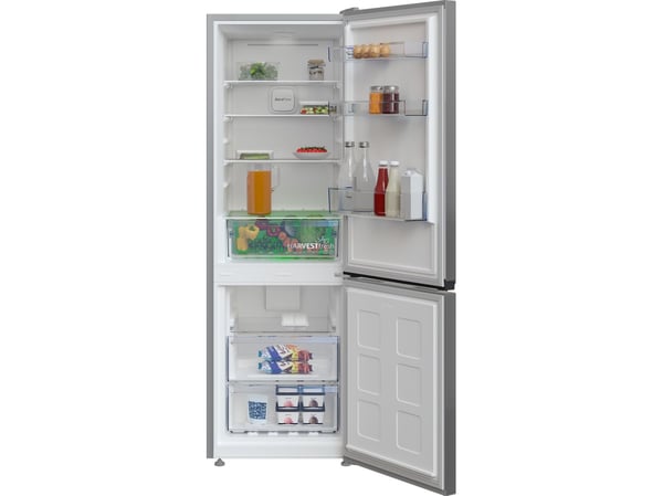 Beko B1RCNA344S, 301 l, Ikke-frost (kjøleskap), SN-T, 4,2 kg/24t, E, Rustfritt stål