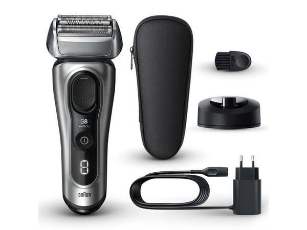 Braun Series 8 8517s våt &amp; torr Galvano Silver