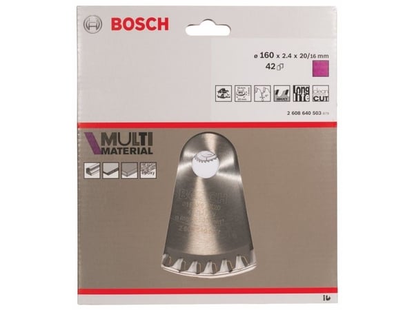 Bosch RUNDSAVKLINGE MULTI 160X2,4X/20/16MM 42T