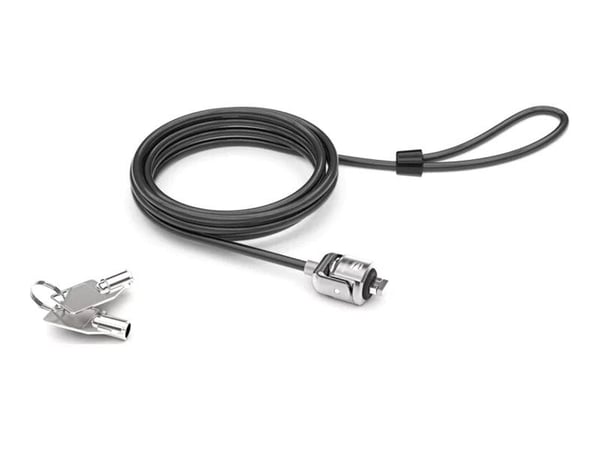 Compulocks T-bar Security Keyed Cable Lock - Sikkerhetskabellås - 1.83 m - for Compulocks BrandMe VESA Brandable Floor Stand For Tablets White, iPa...