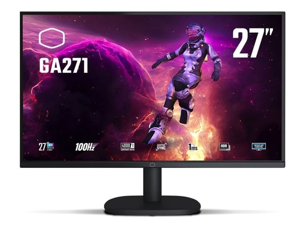 Cooler Master CMI-GA271-EK 27WQHD 100Hz VA EU+UK Cord -monitori