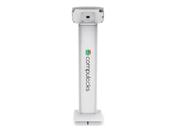 Compulocks iPad 10th-11th (A16) Gen Space Enclosure Brandable Floor Stand White - Monteringssett (stativ, hus) - for nettbrett - låsbar - høyverdig...