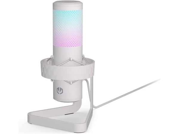 Endorfy AXIS Streaming OWH strømmingsmikrofon / RGB-effekt / stativ / USB / hvit