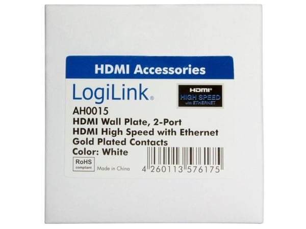 LOGILINK AH0015 2x HDMI-uttag