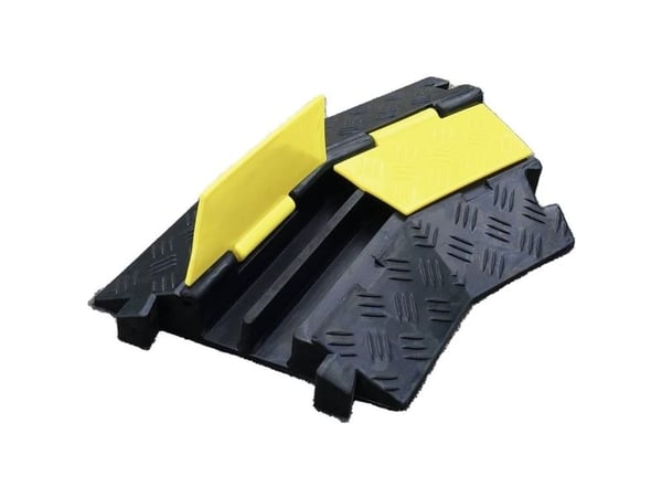 AS Schwabe anslutningsstycke 45° 63226 gummi gul, antal kanaler: 2, 420 mm, 1 st