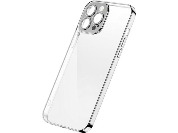 Joyroom Joyroom Chery Mirror Case tapauksessa iPhone 13 Pro tapauksessa metallinen kehys hopea (JR-BP908 hopea)