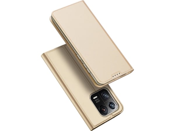 Dux Ducis Skin Pro-deksel Xiaomi 13 Pro flip-kortholder gull stativ