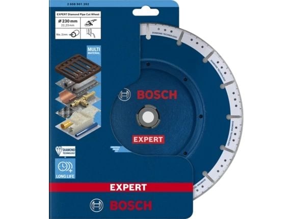 Bosch DIAMOND PIPE CUTTER WITH PHASE EXPERT 230MM
