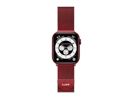 Laut Steel Loop - Teräsranneke Apple Watchille 38/40 mm, punainen