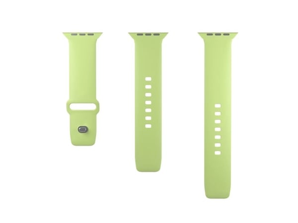 PURO ICON - Elastinen hihna Apple Watchille 38/40/41 mm (S/M &amp; M/L) (Matcha Green)