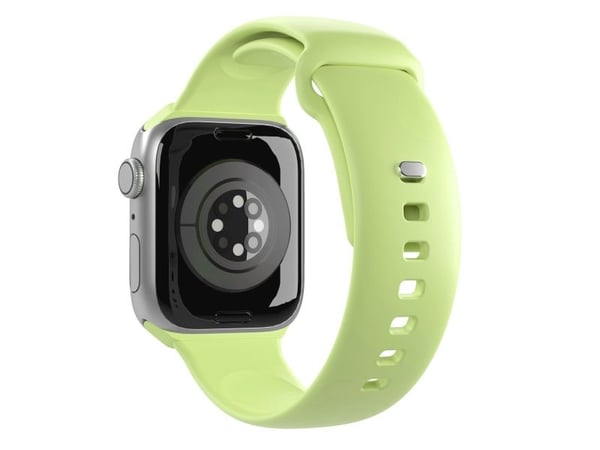 PURO ICON - Elastinen hihna Apple Watchille 38/40/41 mm (S/M &amp; M/L) (Matcha Green)