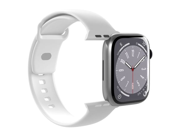 Puro ICON - Bånd for smart armbåndsur - S/M & M/L (passer håndledd på 144 - 220 mm) - hvit - for Apple Watch Hermès Series 9, SE 3, Series 10, Seri...
