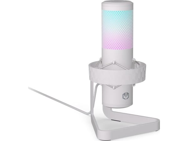 Endorfy AXIS Streaming OWH strømmingsmikrofon / RGB-effekt / stativ / USB / hvit