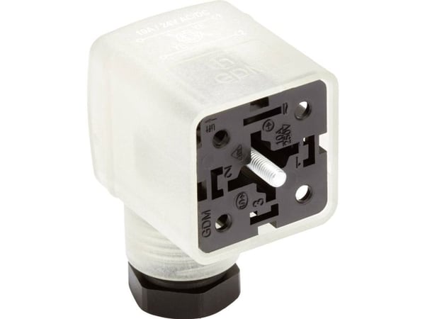 Belden 934888017, GDM, Valkoinen, Naaras, Kulmikas, IP65, -25 - 80 °C