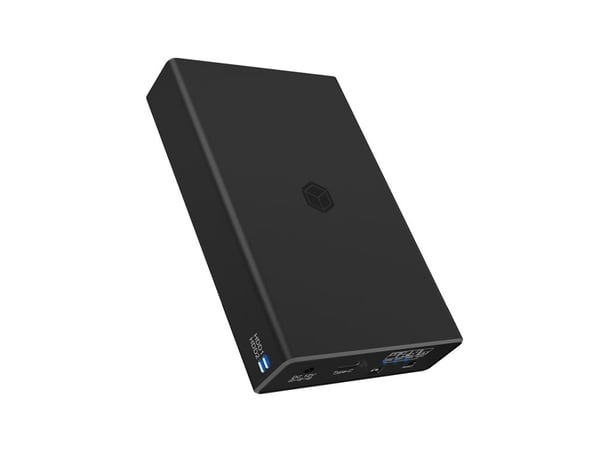 ICY BOX IB-RD2253-C31 - Harddiskarray - 2 brønner (SATA-600) - HDD - USB 3.2 Gen 2 (ekstern)