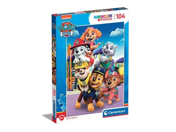 Clementoni Paw Patrol, 104 kpl, Sarjakuvat, 6 vuosi/vuosia