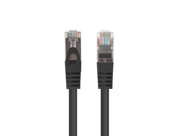 Lanberg - Koblingskabel - RJ-45 (hann) til RJ-45 (hann) - 5.7 mm - foliebelagt uskjermet tvinnet kabelpar (F/UTP) - CAT 6 - formstøpt, uten hindrin...