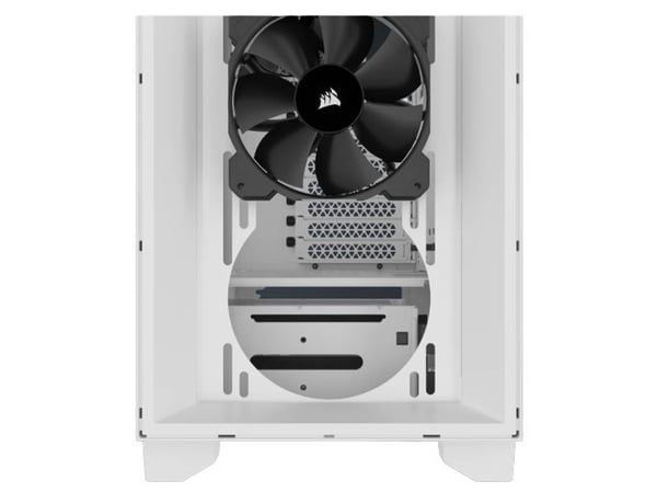 CORSAIR 3000D AIRFLOW - Mid tower - utvidet ATX (E-ATX) - sidepanel med vindu (herdet glass) - ingen strømforsyning (ATX) - hvit - USB/lyd