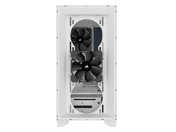 CORSAIR 3000D AIRFLOW - Mid tower - utvidet ATX (E-ATX) - sidepanel med vindu (herdet glass) - ingen strømforsyning (ATX) - hvit - USB/lyd