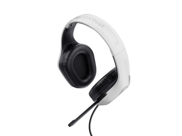 Trust GXT 415PS Zirox - Hodesett - full størrelse - kablet - 3,5 mm jakk - hvit