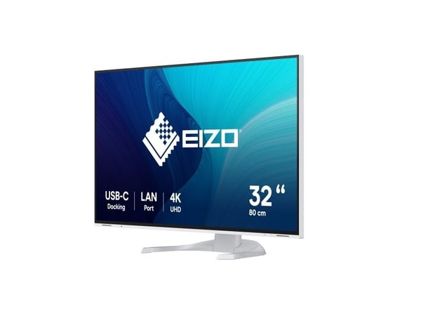 EIZO FlexScan EV3240X - Med FlexStand - LED-skjerm - 32" (31.5" synlig) - 3840 x 2160 4K - IPS - 350 cd/m² - 2000:1 - 5 ms - 2xHDMI, DisplayPort, U...