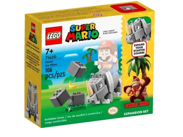 LEGO Super Mario 71420 Neshornet Rambi – ekstrabanesett