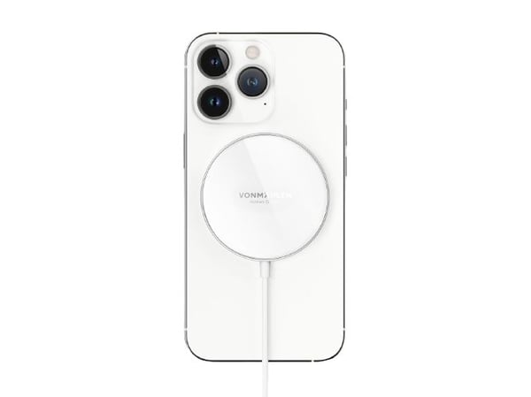 Vonmählen Aura Mini, Innendørs, USB, Trådløs lading, 1,5 m, Hvit