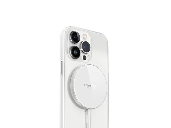 Vonmählen Aura Mini, Innendørs, USB, Trådløs lading, 1,5 m, Hvit