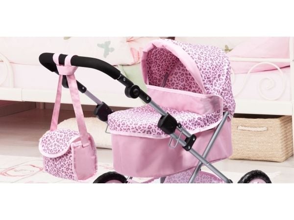 Bayer Trendy rosa dockvagn 13002AA
