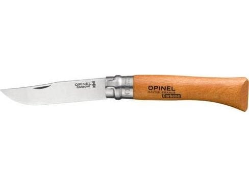 Opinel Opinel pocket knife no. 10 charcoal with a wooden shaft
