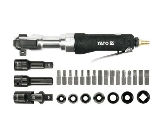 Yato paineilmakäyttöinen räikkä 1/2" 68Nm 30 osaa YT-0982