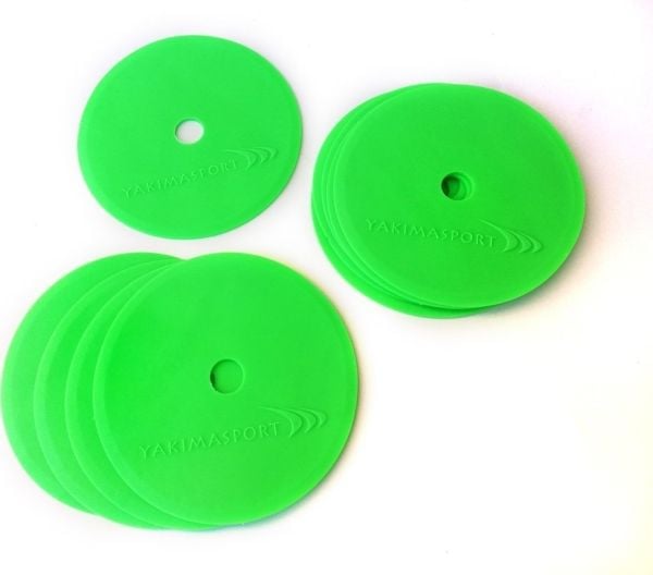 YakimaSport Flat field markers (merkintämattoja) - 10 kpl vihreä