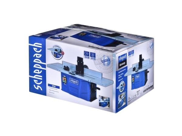 Scheppach HF50, 1,2 cm, 24000 rpm, Sort, Blå, Sølv, Strøm, 1500 W, 230-240 V